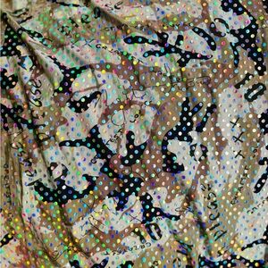 Beautifu Sequins Fabric One Way Stretch Sold by the Yard 36x48'